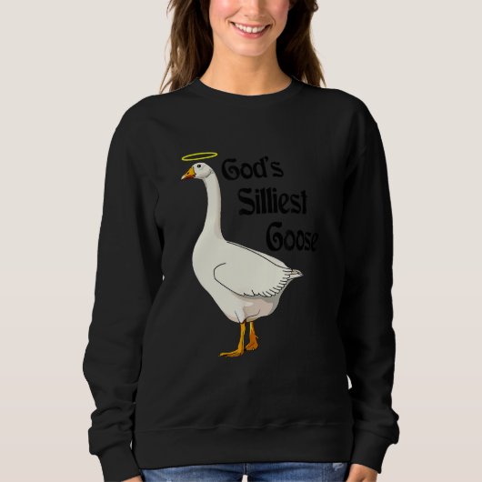 Gottes dümmste Gans Ente Sweatshirt (Vorderseite)