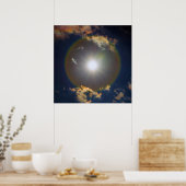 Gottes eisige Lichtshow Poster (Küche)