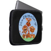 Gottes elektronischer Sieb Laptopschutzhülle (Vorne Rechts)