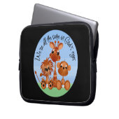 Gottes elektronischer Sieb Laptopschutzhülle (Vorderseite Links)