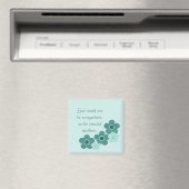 Gottes erschaffene Mütter Gemusterte Blume Magnet, Magnet (In Situ (Geschirrspüler))