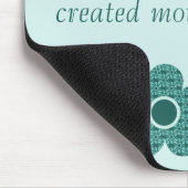 Gottes erschaffene Mütter Gemusterte Blume Mousepa Mousepad (Ecke)