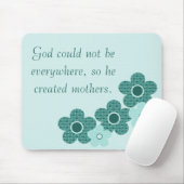 Gottes erschaffene Mütter Gemusterte Blume Mousepa Mousepad (Mit Mouse)