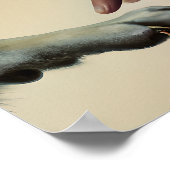 Gottes erschaffener Hund Portrait Art Poster (Ecke)