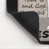 Gottes erschaffenes Licht-Genesis-Candlestick-Zeic Mousepad (Ecke)