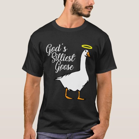 Gottes Extravagante Silvestergans T-Shirt (Vorderseite)