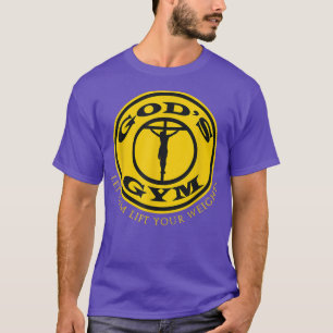 GOTTES FITNESSSTUDIO RELIGION T-SHIRT Christus Jes