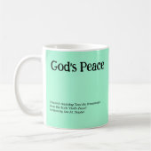 Gottes-Friedens-Tasse Kaffeetasse (Links)