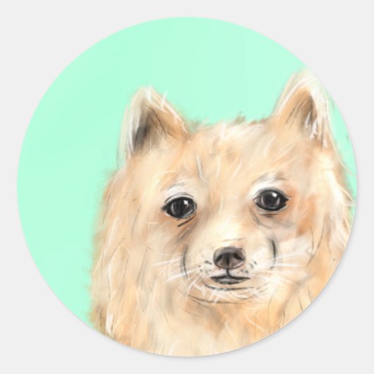 Gottes Friedenskleber Runder Aufkleber (Vorderseite)