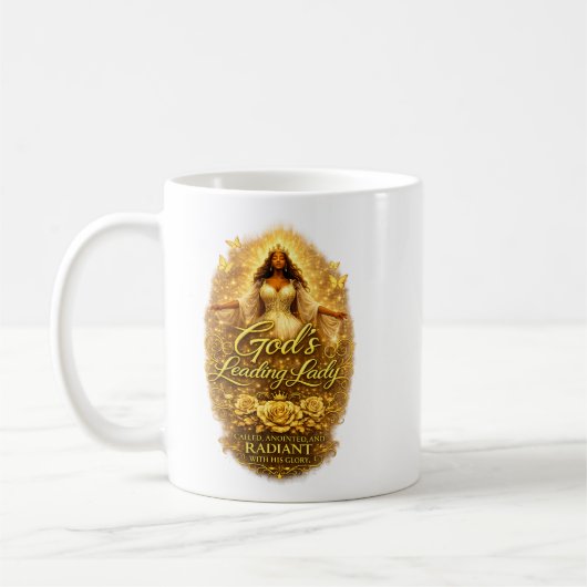 Gottes führende Dame Kaffeetasse (Links)