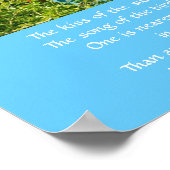 Gottes Garten (Gedicht) - Plakat / Druck (Ecke)