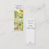 Gottes Garten-Lesezeichen Mini Visitenkarte (Vorne/Hinten)