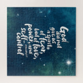 GOTTES Geist der Liebe - KEINE ANGST - Bibelverse Puzzle (Horizontal)