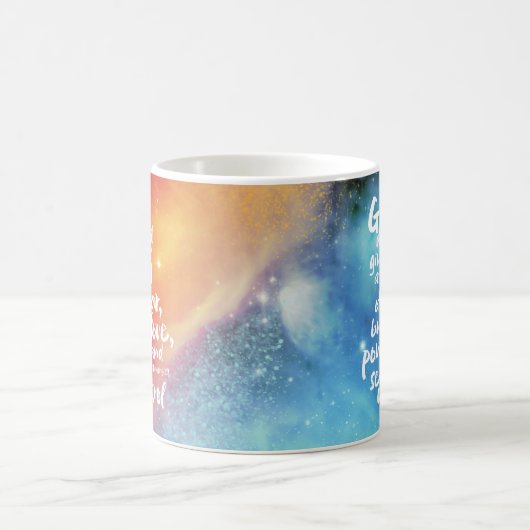 GOTTES Geist der Liebe - KEINE ANGST - Christliche Kaffeetasse (Mittel)
