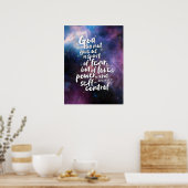 GOTTES Geist der Liebe - KEINE ANGST - POWER Bible Poster (Küche)