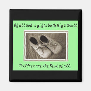 Gottes Geschenk des Babymagneten Magnet