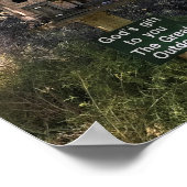 Gottes Geschenk, Großartig im Freien, Sonnenschein Poster (Ecke)