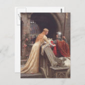 Gottes Geschwindigkeit! [Edmund Blair Leighton] Postkarte (Vorne/Hinten)