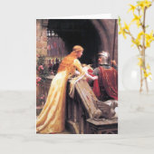 Gottes Geschwindigkeit von Edmund Blair Leighton Karte (Gelbe Blume)