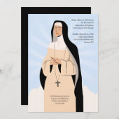 Gottes gewidmet Eingehen des Schleiers Einladung (Vorne/Hinten)