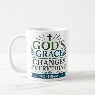 Gottes Gnade ändert alles Klassischer Christlicher Kaffeetasse
