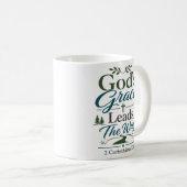 Gottes Gnade führt den Weg Schriftdevotional Kaffeetasse (VorderseiteRechts)