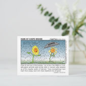 Gottes Gnade-Postkarte-Regen Postkarte (Stehend Vorderseite)