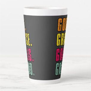 Gottes Grace Goals Grind Inspirational Faith Milchtasse