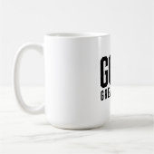 Gottes große Gnade Kaffeetasse (Links)