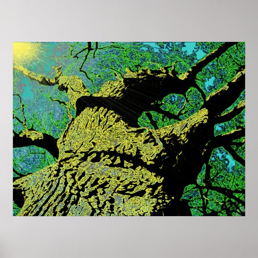 Gottes große mächtige Eiche Poster (Vorne)