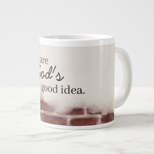 Gottes gute Idee Spezialität Tasse (Vorderseite Rechts)
