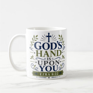 Gottes Hand liegt auf dir - Spirituelles Schriftzi Kaffeetasse