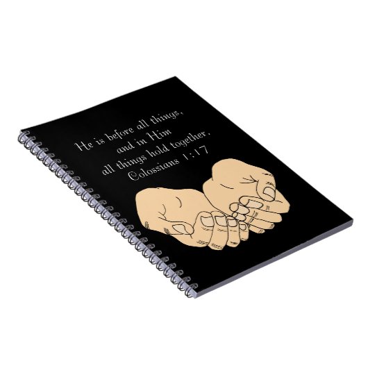 Gottes Hände Notizblock (Rechte Seite)