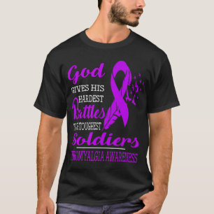 Gottes härteste Soldaten - Fibromyalgie-Bewusstsei T-Shirt