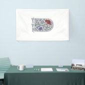 Gottes hat dies Vintage-Blumen-Glaube Banner (Messeveranstaltung)