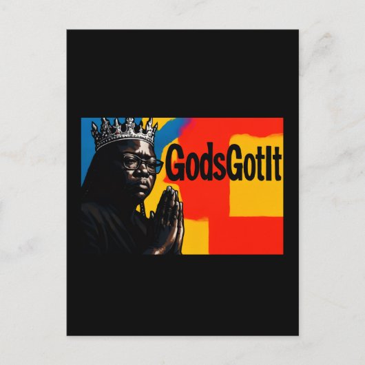 Gottes hat es Postkarte (Vorderseite)