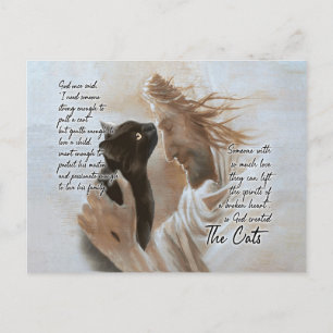 Gottes Jesus Weiße Pferde Wandkunst - Wohnraum-Dek Postkarte