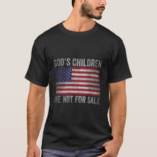 Gottes Kinder sind nicht zum Verkauf Patriotische T-Shirt