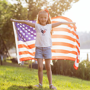 "Gottes kleinster Patriot" Kinder 4. Juli T - Shir Kleinkind T-shirt