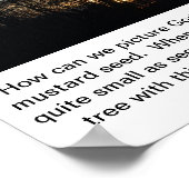 Gottes Königreich Nest Poster (Ecke)