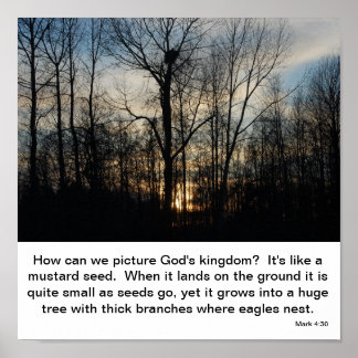 Gottes Königreich Nest Poster