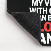 Gottes Kraft Band Krieger Lymphom Blut Mousepad (Ecke)