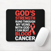 Gottes Kraft Band Krieger Lymphom Blut Mousepad (Mit Mouse)