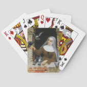 Gottes Kreaturen (Italienisch Katholische Nonnen m Spielkarten (Rückseite)