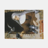 Gottes Kreaturen (Nun Fütternd Vögel) Fußmatte (Vorderseite)