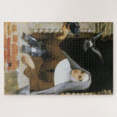 Gottes Kreaturen (Nun Fütternd Vögel) Puzzle (Horizontal)