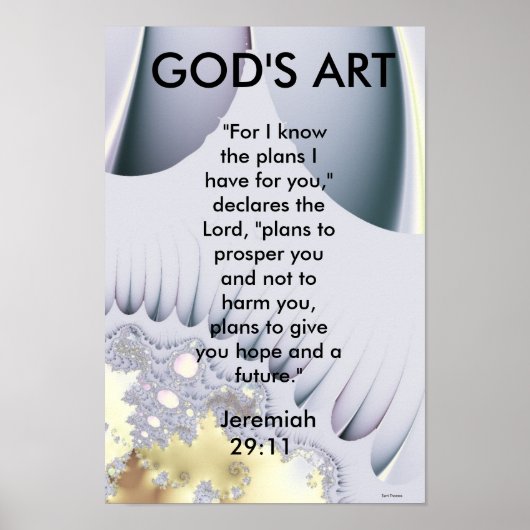 Gottes Kunst Poster (Vorne)