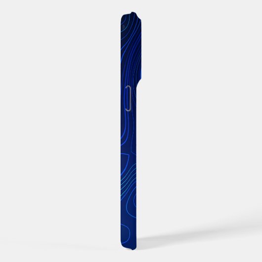 Gottes Leaf - Funky Blue Edition iPhone Hülle (Rechte Seite)