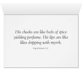 Gottes Licht durch Wolken - das Lied von Sol. 5:13 (Innenansicht Horizontal (Unten))