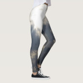 Gottes Licht durch Wolken Leggings (Rechts)